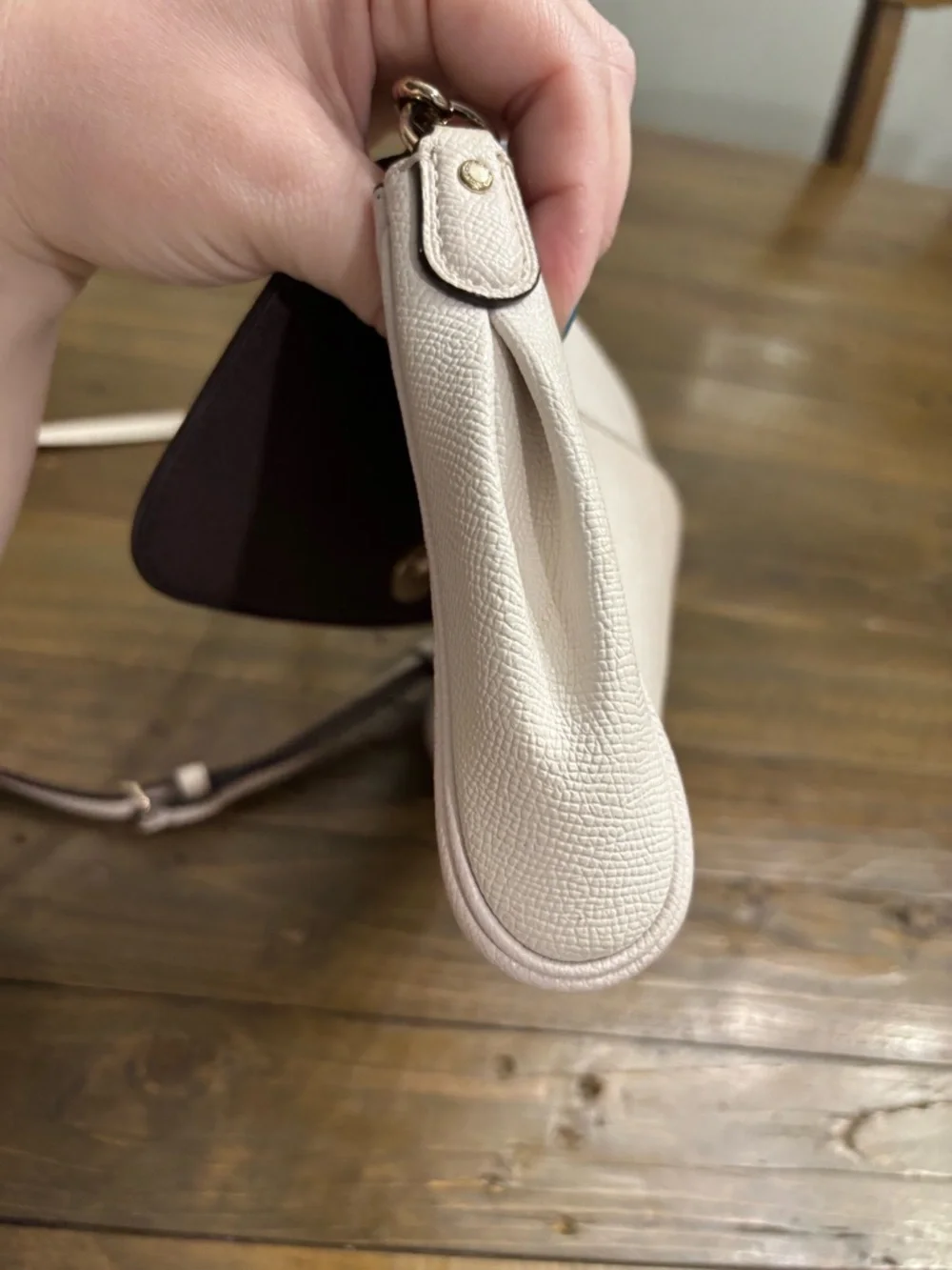 Coach Ruby Crossbody Bag in Cream Crossgrain Leather